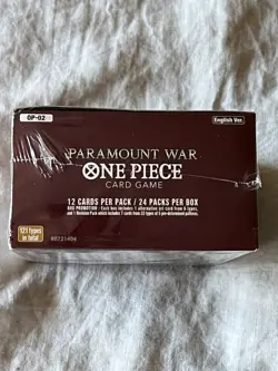 One Piece Paramount War OP-02 Booster Box English Version. Sealed - Image 4