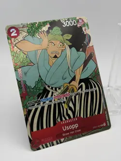 One Piece Usopp OP01-004 R Full Art Foil - 1st Anniversary Set NM ENGLISH - Image 2