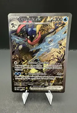 Pokemon TCG Greninja EX 132 Black Star Promo Card Near Mint Condition - Image 1
