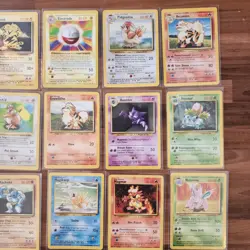 Pokemon BASE Set Cards Unlimited COMPLETE With Rares Non-Holo 17 - 102 NM - Image 3