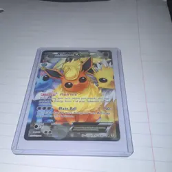 Pokemon TCG Flareon EX Full Art Ultra Rare Holo Generations RC28/RC32 Card - Image 1