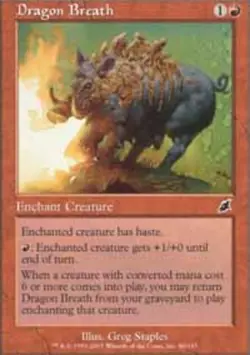 1 x Dragon Breath - Foil - Scourge - NM-Mint - MTG - Image 1