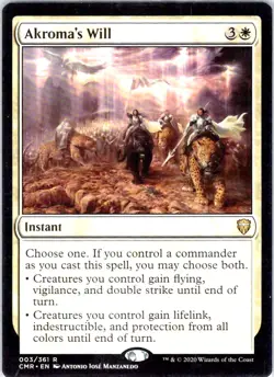 Akroma's Will | CMR | 3 | NM | 2020 - Image 1
