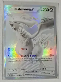 Pokemon SV: White Flare Black White Rare Reshiram EX 173/086 NearMint Chase Card - Image 2