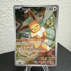 Eevee Promo Scarlet & Violet Black Star Promo 173 NM Pokemon TCG Prismatic ETB - Image 4
