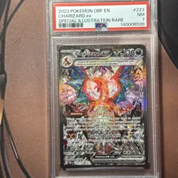 Pokemon TCG Obsidian Flames Charizard EX 223/197 Special Illustration Rare PSA 7 - Image 1