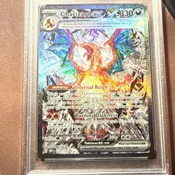 Pokemon TCG Obsidian Flames Charizard EX 223/197 Special Illustration Rare PSA 7 - Image 2