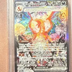 Pokemon TCG Obsidian Flames Charizard EX 223/197 Special Illustration Rare PSA 7 - Image 3