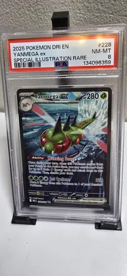 Pokemon Yanmega ex SIR PSA 8 Destined Rivals #228/182 - Image 3