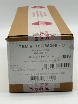 Pokemon Scarlet & Violet Paradox Rift Booster Box Sealed Case SV04 - Image 1