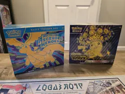 Pokemon Ascended Heroes & Surging Sparks Elite Trainer Box NEW & SEALED Lot Of 2 - Image 1