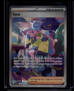 Pokemon TCG Iono 237/091 Paldean Fates Special Illustration NM (C) - Image 1