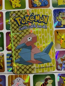Pokemon 151 Vintage Pocket Monsters Vending HOLO Prism Sticker 2000 Nintendo - Image 5