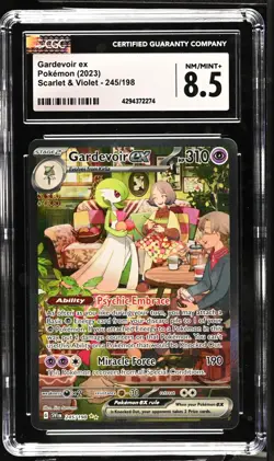 Pokemon Gardevoir EX TCG 245/198 SV01 Scarlet & Violet Base Set CGC 8.5 - Image 1