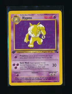 HYPNO 23/62 1ST EDITION NON-HOLO RARE FOSSIL SET 1999 POKEMON TCG - Image 1