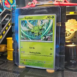 Scyther Temporal Forces Pokemon TCG 001/162 Scarlet & Violet SV05 Common - Image 2