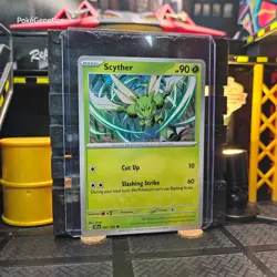 Scyther Temporal Forces Pokemon TCG 001/162 Scarlet & Violet SV05 Common - Image 3