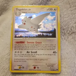 Pokemon Togekiss Stage 2 Great Encounters 120 HP Holo Rare Air Scroll 11/106 - Image 1