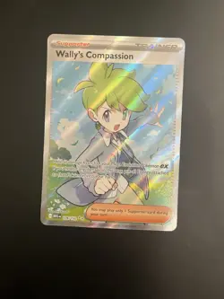 Pokemon Wally's Compassion 176/132 Me01: Mega Evolution Full Art Holo - Image 1