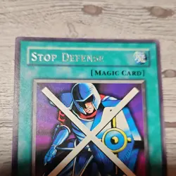 Yu-Gi-Oh! TCG Stop Defense Holo Title LOB-095 Unlimited Edition - Image 3