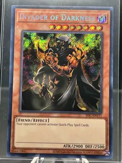 YuGiOh - INVADER OF DARKNESS - IOC-EN111 (25th) - Secret Rare - NM - Image 2
