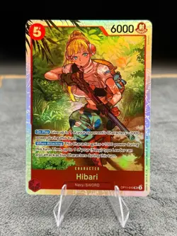 One Piece - Hibari SR OP11-010 English – Mint/Near Mint Raw Pack Fresh - Image 1
