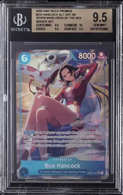 2025 ONE PIECE PROMOS BOA HANCOCK ALT ART SR BGS 9.5 - Image 1