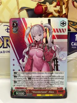 Weiss Schwarz Goddess Nikke NIK/S117-E060S Wonderland Alice SR English - Image 1