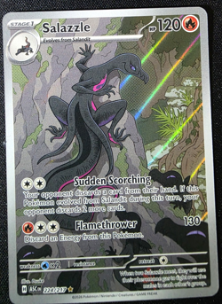 Salazzle 224/217 Ascended Heroes Illustration Rare Card NM English Pokemon TCG - Image 1