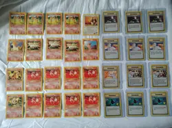 Pokemon Card Lot - Blaine's Fire Set - Gym Heroes & Gym Challenge - 32 Cards - Image 1