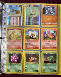 Vintage Pokemon Cards Binder - Image 1