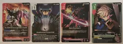 Steel Requiem English R cards. Gundam Card Game, (Set of 4) R Cards - Image 1