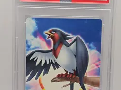 2004 POKEMON ADVANCED GENERATION ZUKAN CARD FOIL STAMP 015 SWELLOW PSA 8 - Image 3