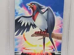 2004 POKEMON ADVANCED GENERATION ZUKAN CARD FOIL STAMP 015 SWELLOW PSA 8 - Image 4