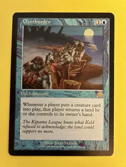 Overburden Prophecy Regular Rare Card 39/143 Magic The Gathering MTG - Image 1