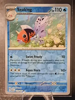 Seaking #119/165 SV2a: Pokemon Card 151 Uncommon Pokemon PK0151A - Image 1