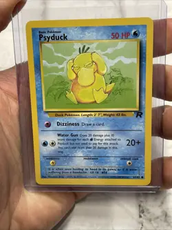 Pokemon Card Psyduck 65/82 UNLIMITED Team Rocket WOTC Common NM/MT Vintage Vtg - Image 1
