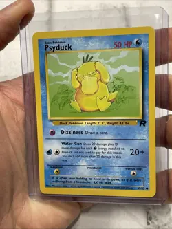 Pokemon Card Psyduck 65/82 UNLIMITED Team Rocket WOTC Common NM/MT Vintage Vtg - Image 2