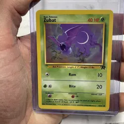 TEAM ROCKET SET ZUBAT POKEMON CARD 70/82 NM VINTAGE VTG NINTENDO COMMON TCG WOTC - Image 1