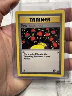 Pokemon Card Sleep! 79/82 UNLIMITED Team Rocket WOTC Common NM/MT Vintage TCG - Image 1