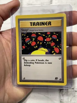 Pokemon Card Sleep! 79/82 UNLIMITED Team Rocket WOTC Common NM/MT Vintage TCG - Image 2