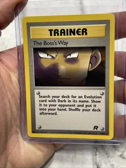 Pokemon Card The Boss's Way 73/82 UNLIMITED Team Rocket WOTC Uncommon NM Vtg - Image 1