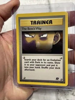 Pokemon Card The Boss's Way 73/82 UNLIMITED Team Rocket WOTC Uncommon NM Vtg - Image 2