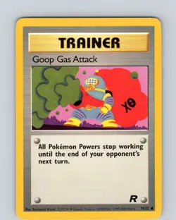 Pokemon TCG Goop Gas Attack Team Rocket 78/82 Unlimited Common Card WOTC LP-NM - Image 1
