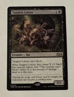 MTG Tangled Colony - Wilds of Eldraine NM - Image 1