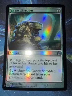 Codex Shredder The List Reprints Foil - Image 1