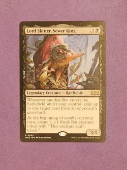 Lord Skitter, Sewer King - WOE 0097 - Regular Finish - Rare - Near Mint - MTG - Image 1