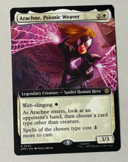 Arachne, Psionic Weaver (SPM 245) MTG Spider-Man - NM Pack Fresh - Rare - Image 2
