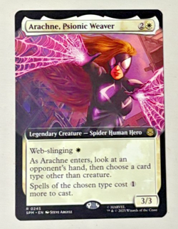 Arachne, Psionic Weaver (SPM 245) MTG Spider-Man - NM Pack Fresh - Rare - Image 3