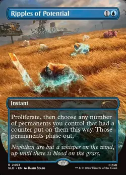 Ripples of Potential *** FOIL *** - MTG SLD Secret Lair Drop Series - NM/MINT - Image 1